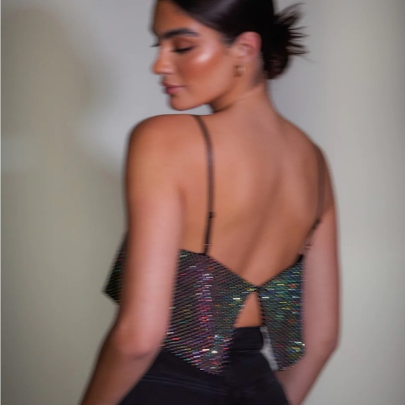 SLA the Label Diamanté Top - Picture 2 of 6